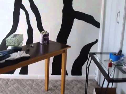 how to paint a zebra wall