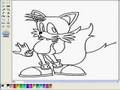 Speed Paint In MS Paint. Miles Tails Prower.