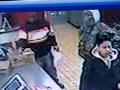 Man Knocks robber out Man Knocks robber out