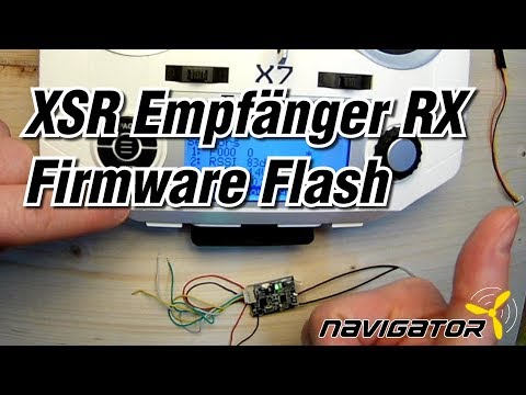 FrSky XSR Empfänger RX Receiver Firmware Flash (Deutsch)