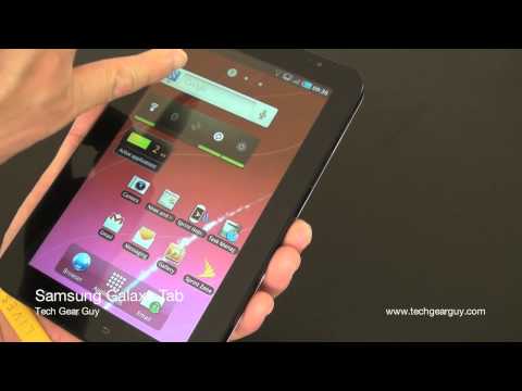 techgearguy - Here's a video review of the Samsung Galaxy Tab. One I have is the Sprint version with white back.