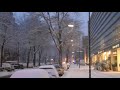 Schneefall - Medienhafen - Düsseldorf - Montag 05. Januar 2009