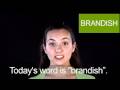 English Pronunciation - BRANDISH - #232