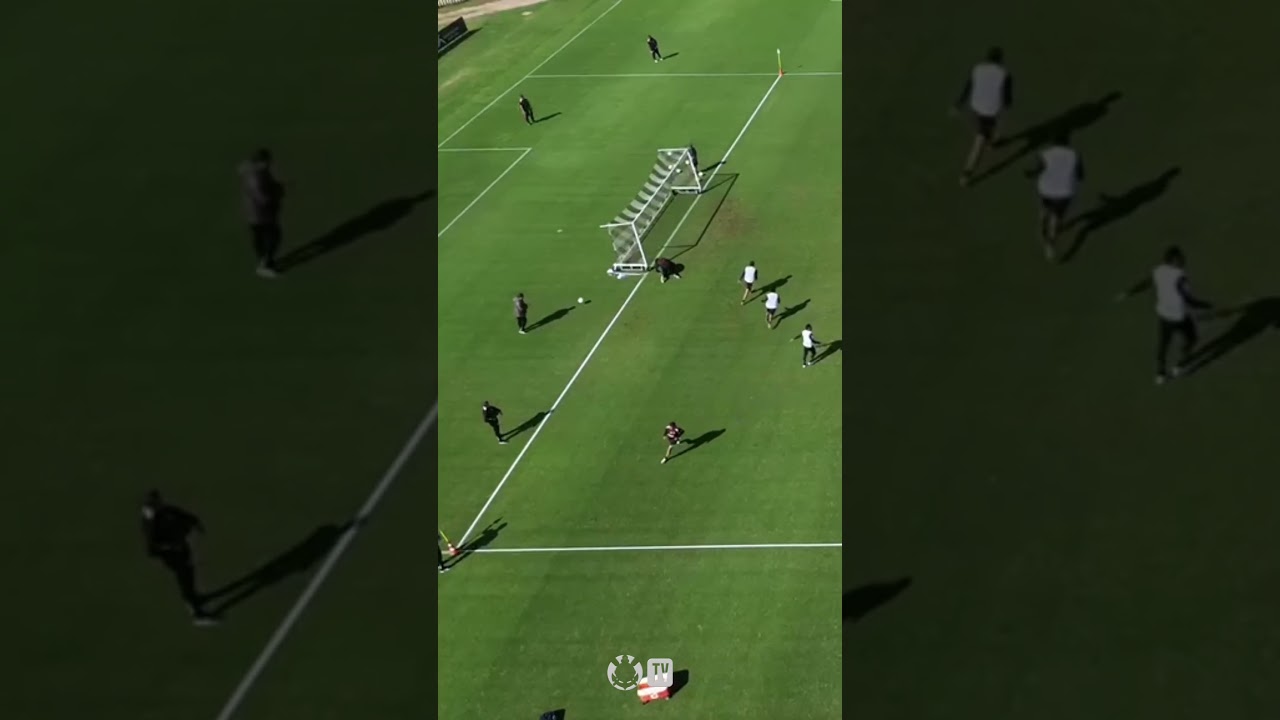 Nenhum ADM foi maltratado durante as gravações do treino de hoje. 😅#VaiCorinthians