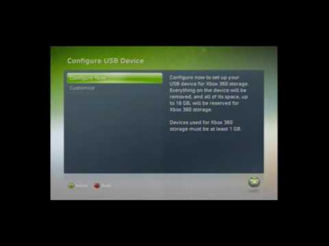 how to xbox format a usb
