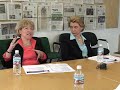 Gregoire and Brown visit Ed Board 2