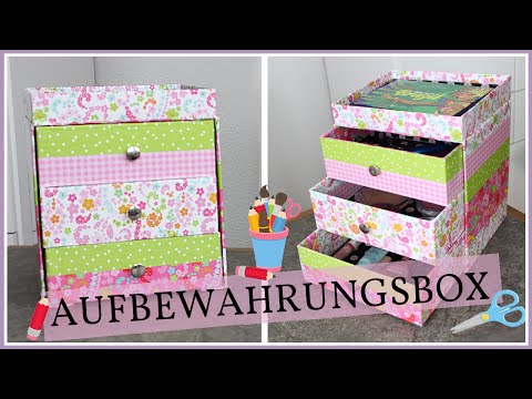Schmink- & Schmuck-Aufbewahrungsbox  ♡ DIY