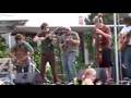 Happy local townsfolk Creekfest 2007 Hunker Down encore come