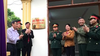 Quân khu 3 - Bộ Chỉ huy Quân sự tỉnh Quảng Ninh: Khánh thành Nhà tình nghĩa