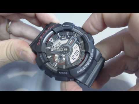 how to adjust casio g shock analog
