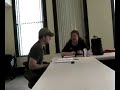 Superior Donuts actor Cliff Chamberlain works with a dialect coach to perfect his South Side Chicago accent.  Steppenwolf Theatre Company in Chicago, IL.  www.steppenwolf.org