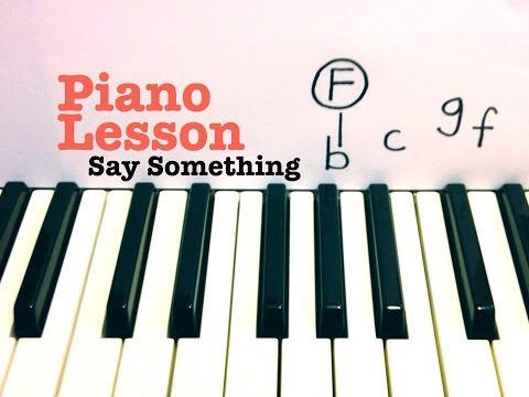 Say Something ★ Piano Lesson ★ A Great Big World ft Christina Aguilera