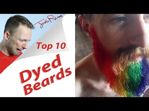 how to dye goatee