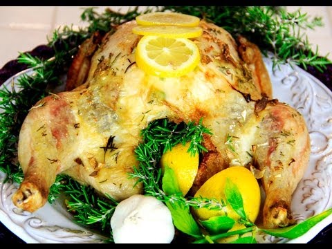 how to roast a lemon chicken