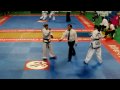 Ireland's catherine o sullivan versus a fighter from argentina in the itf taekwondo world championships, cheongju, korea 2010