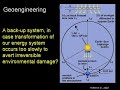 Geoengineering Earth's Climate
