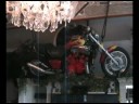Stoves and suspended custom bike.