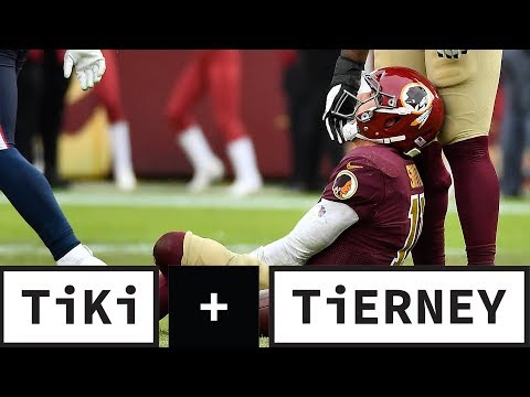 Video: Alex Smith breaks two bones in leg | Tiki + Tierney