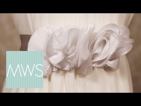 how to attach ruffles to a dress