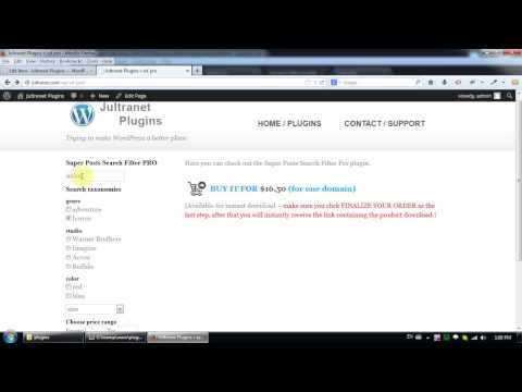 how to filter in wordpress