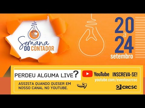 Semana do Contador 2021 “Planejamento de Carreira: você como protagonista dessa história” e “Transformação Digital e Inovação para os Negócios”