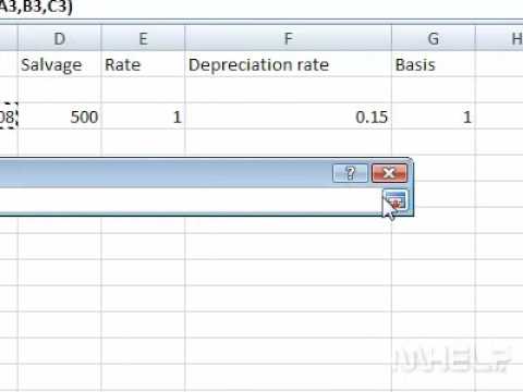 Excel-Funktion AMORDEGRK