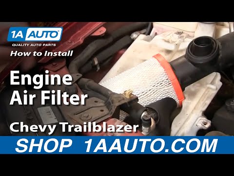 How To Install Replace Engine Air Filter Chevy Trailblazer GMC Envoy 02-09 1AAuto.com