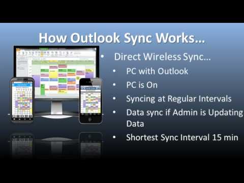 how to sync droid x with outlook