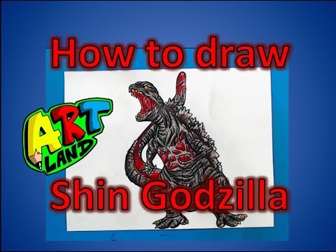video-linktoworks-How to draw Shin Godzilla - YouTube
