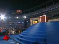 Obama Greeted by Screaming Crowd at Stadium