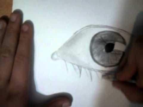 how to draw crying eyes