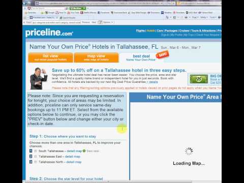 how to bid on hotels on priceline