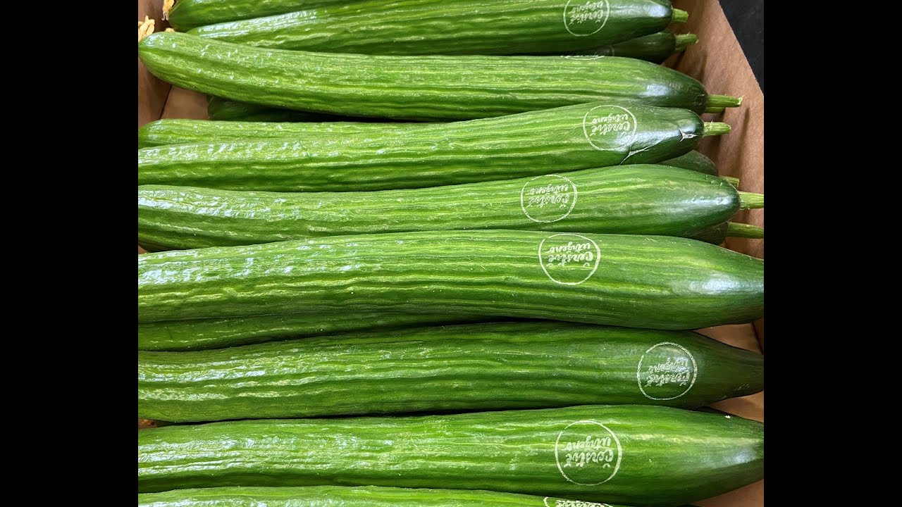 Natural Branding of cucumbers by EcoMark