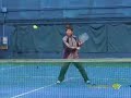 【硬式テニス】野木コーチのボレーショット映像／前
