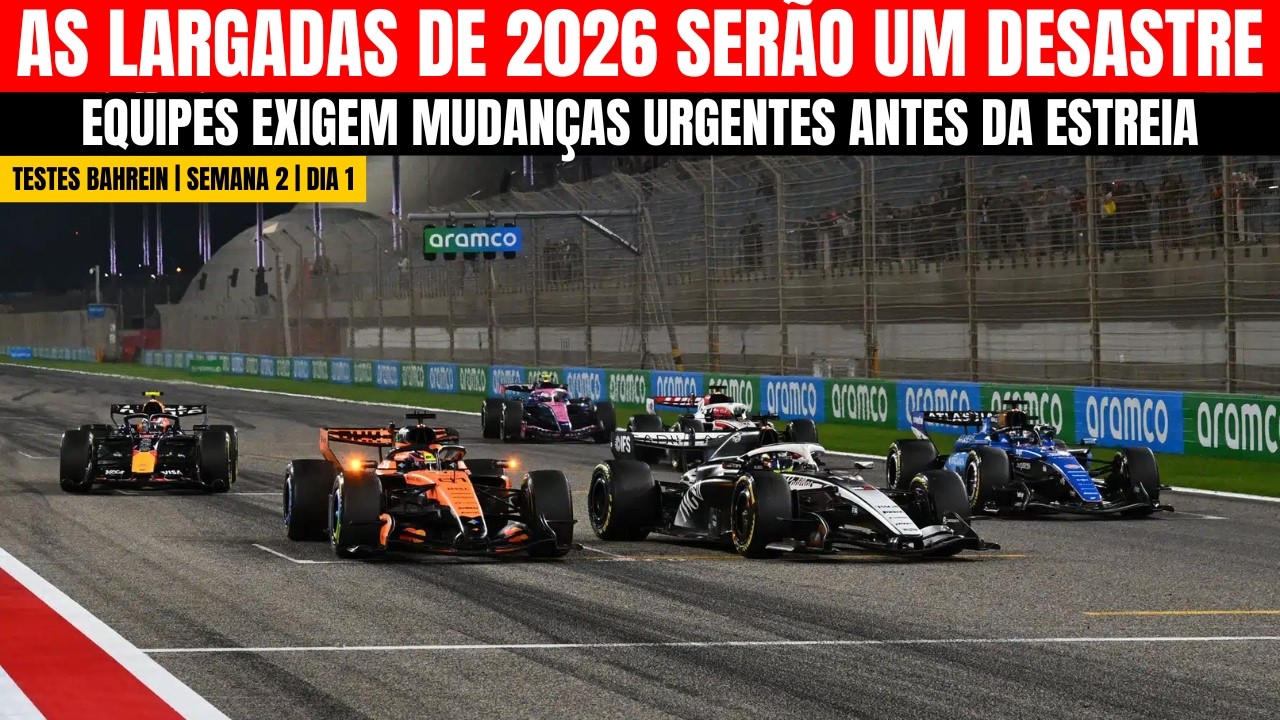 F1 2026: Problemas na largada,  O fim do MGU-H e o caos no grid