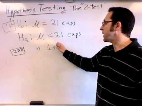 how to do the z test