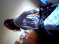 me blowdrying my bum!
