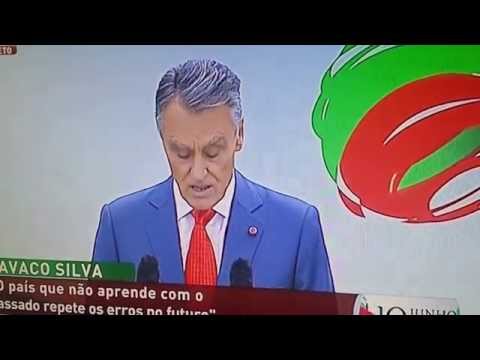 Cavaco desmaia durante discurso