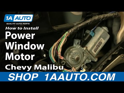 How To Install Replace Power Window Motor Chevy Malibu 97-03 1AAuto.com