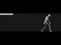funny skelton walking