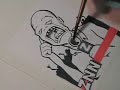 Another installment in the Monster By Mail Art project. The theme for this round is 