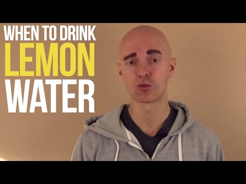 how to drink lemon water