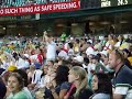 \"We are the Army, the Barmy Army!\" \"We are the Army, the Barmy Army!\"