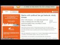Banks with Political Ties Got Bailouts, Study Shows
