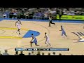Kevin Durant blocks Arron Afflalo without a shoe!