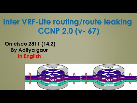 how to leak routes from vrf to global