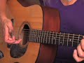 Beginner Spanish  Acoustic Guitar finger Pick  Lesson