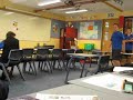 Izzy of 9c desk jumping