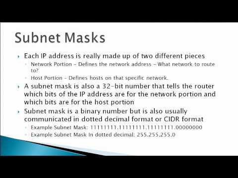 how to set subnet mask