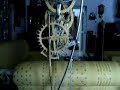wood and metal clock wooden clock